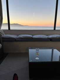 Sunset from the couch
