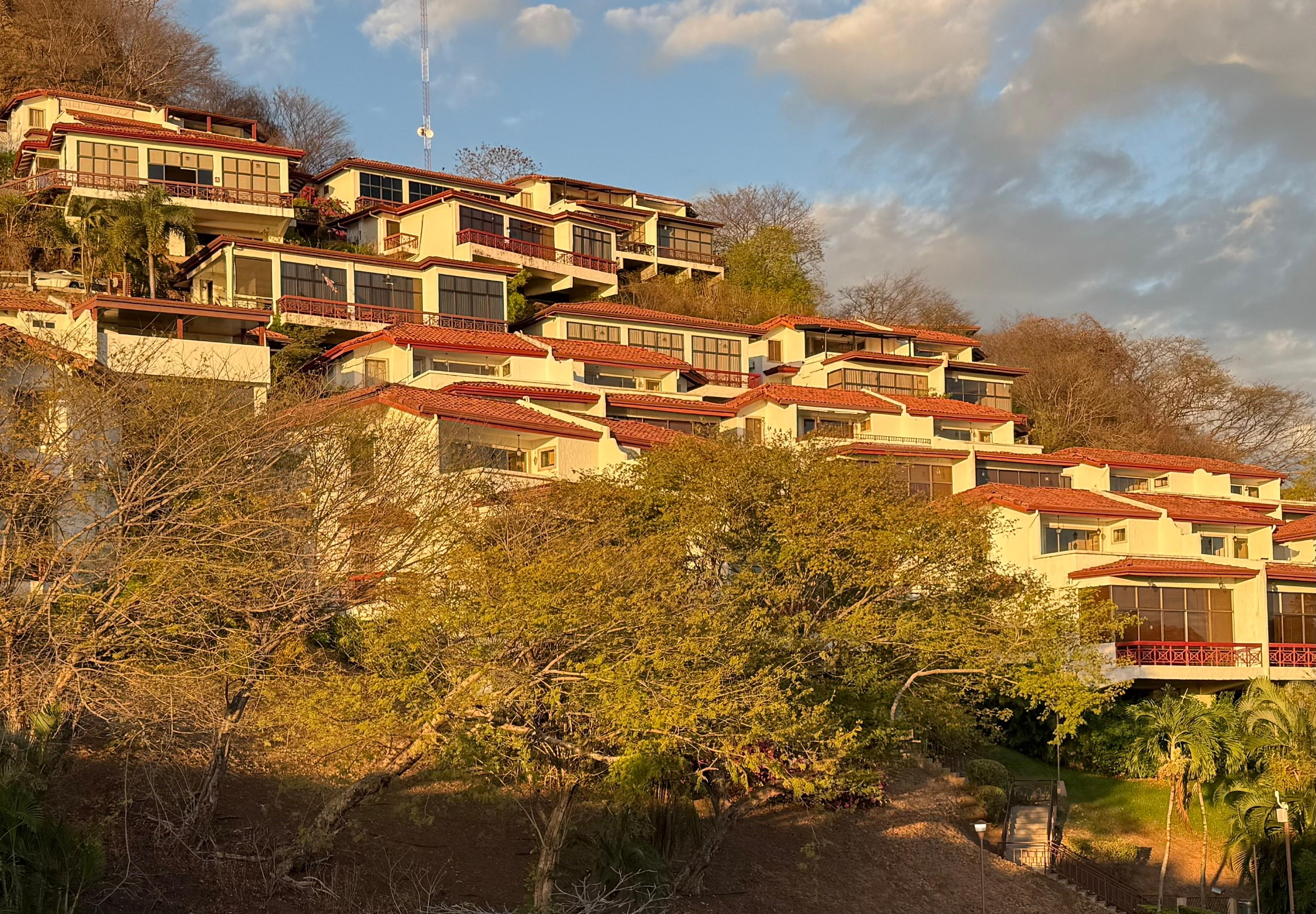 Villas across from us..