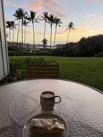 Coffee from the patio.
