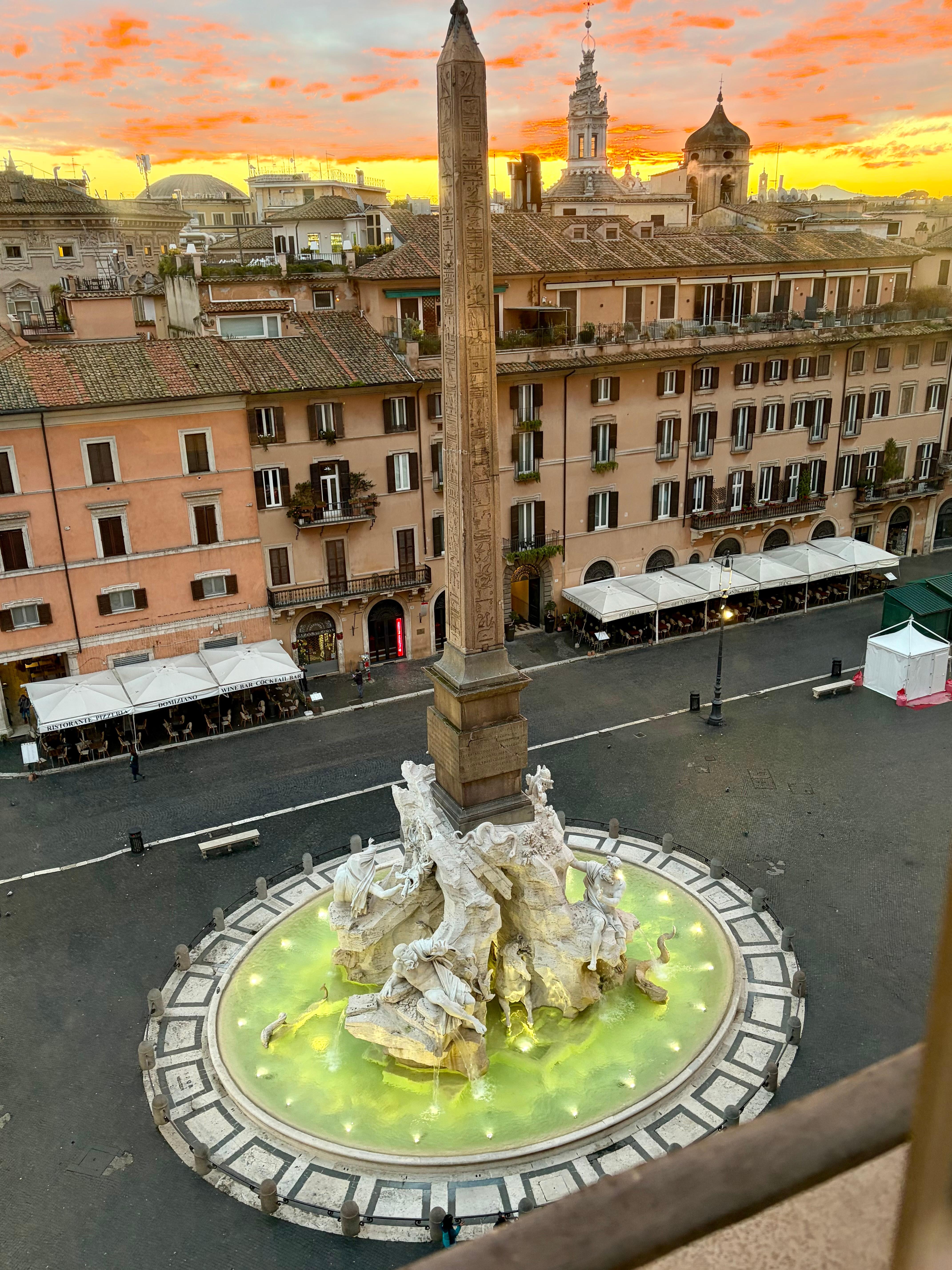 View from the breakfast room.