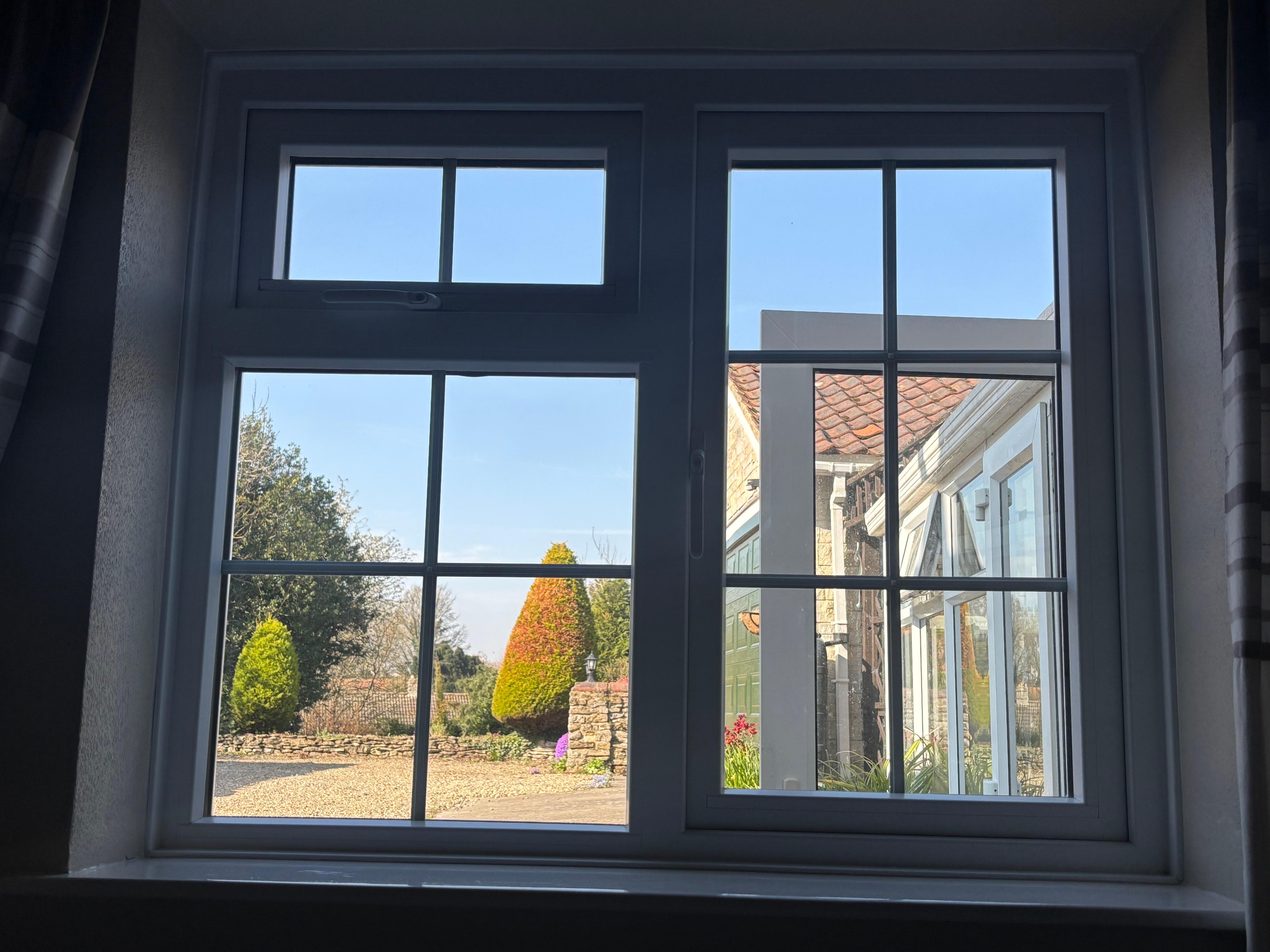 View out our bedroom window