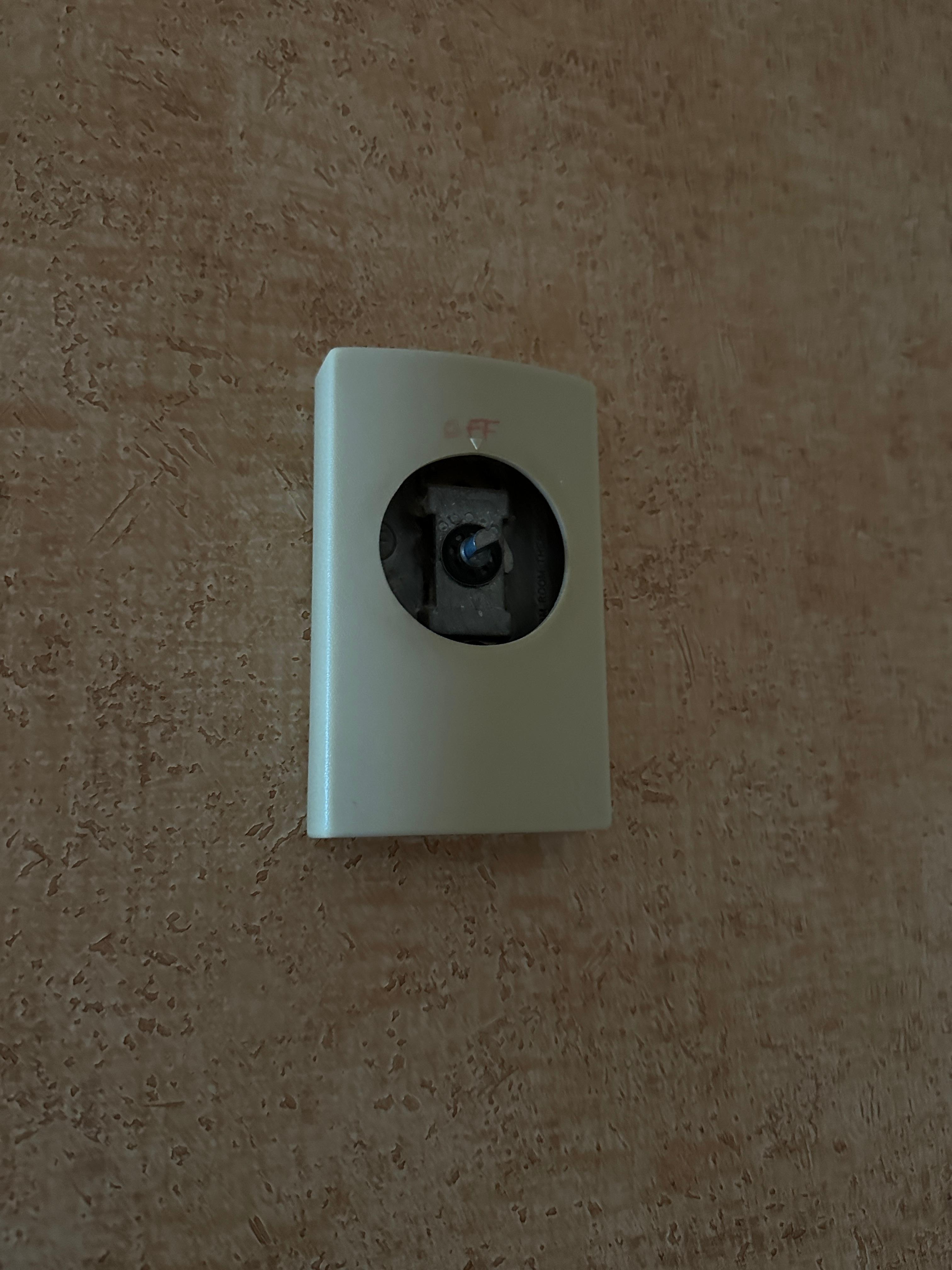 Broken heat switch, I have to go down to office ask them how to turn it on.