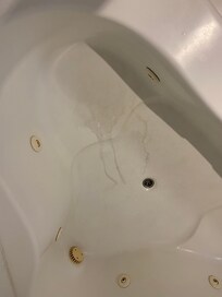 Badly stained bath