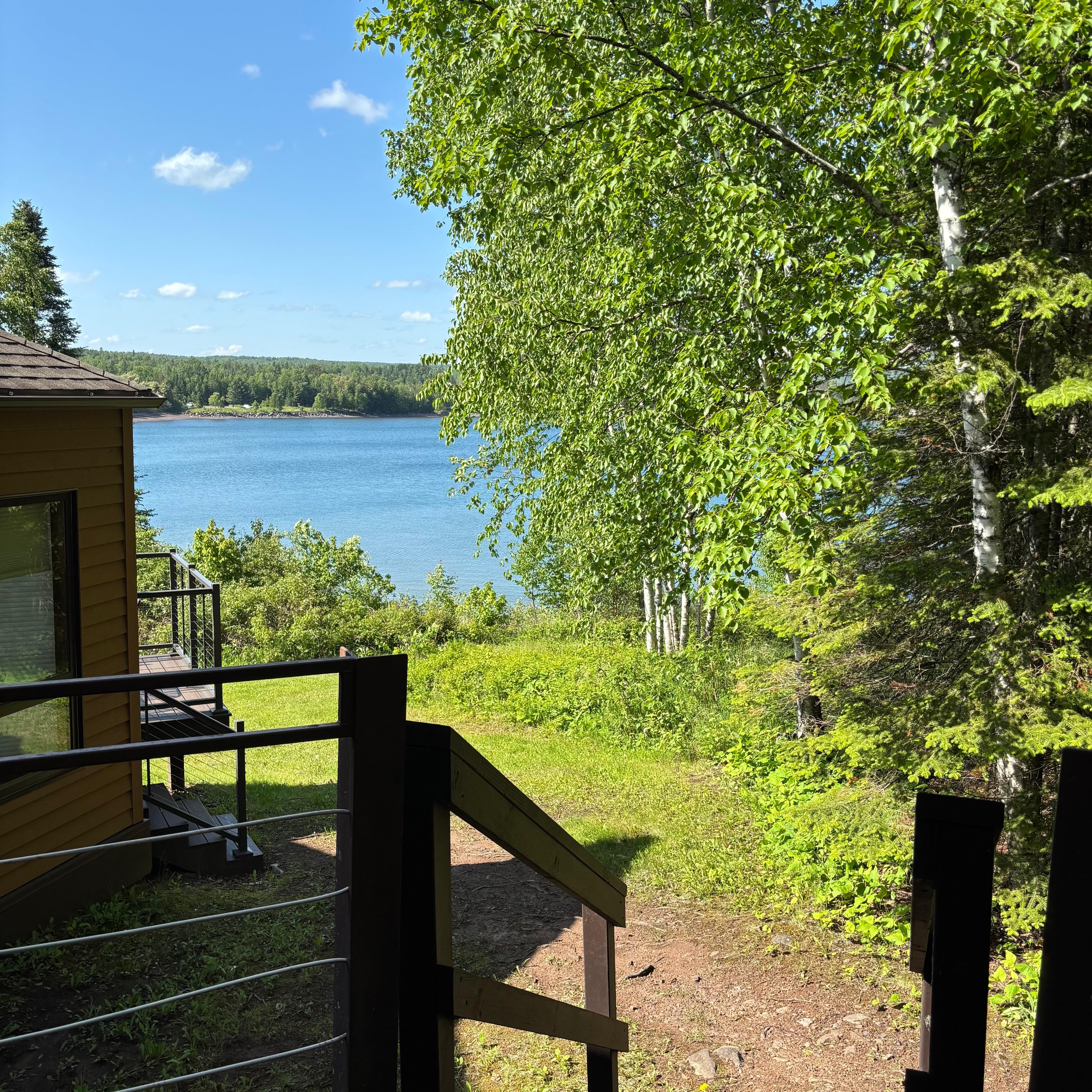 Very nice deck with a great view 