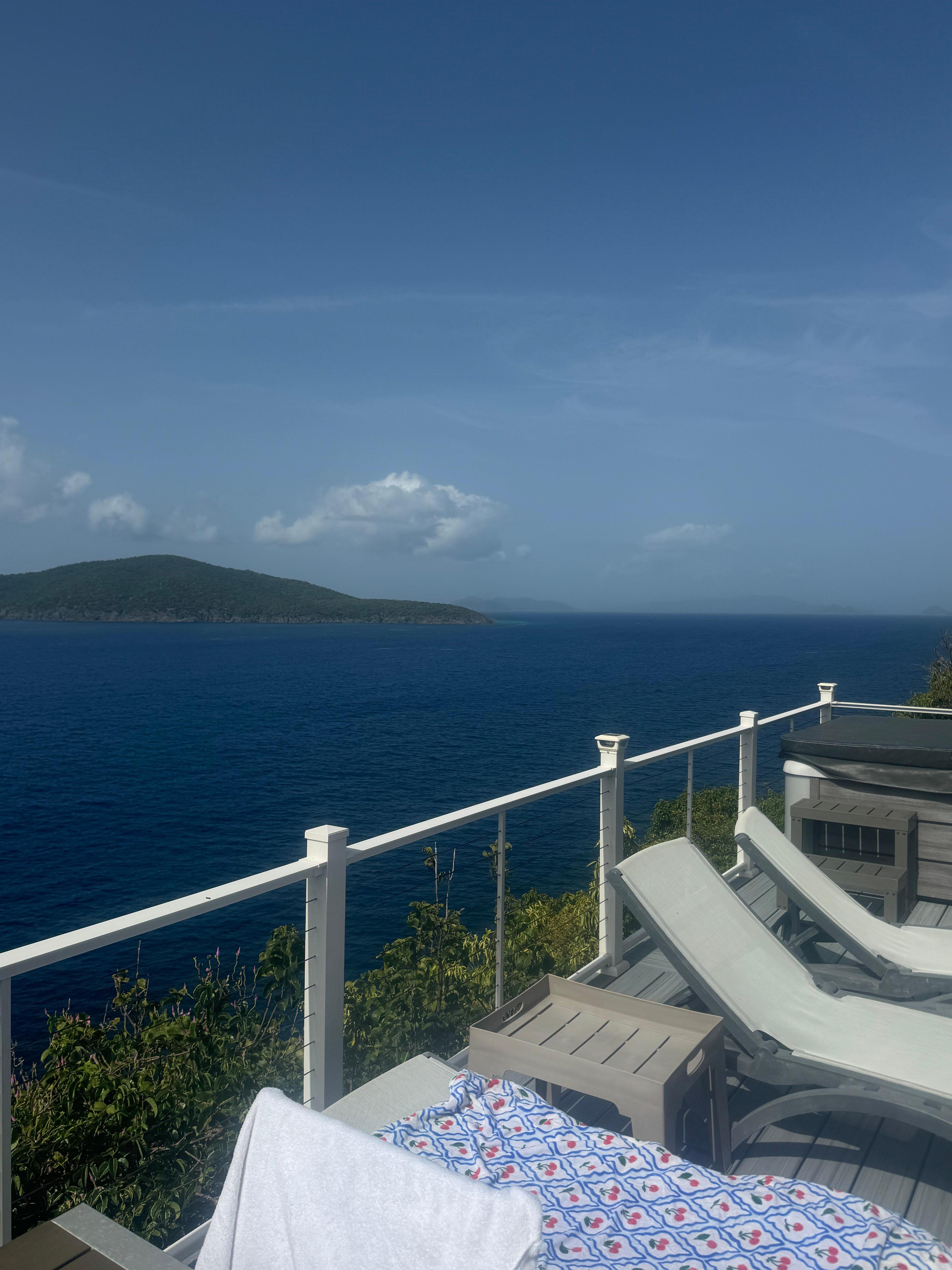 View from deck