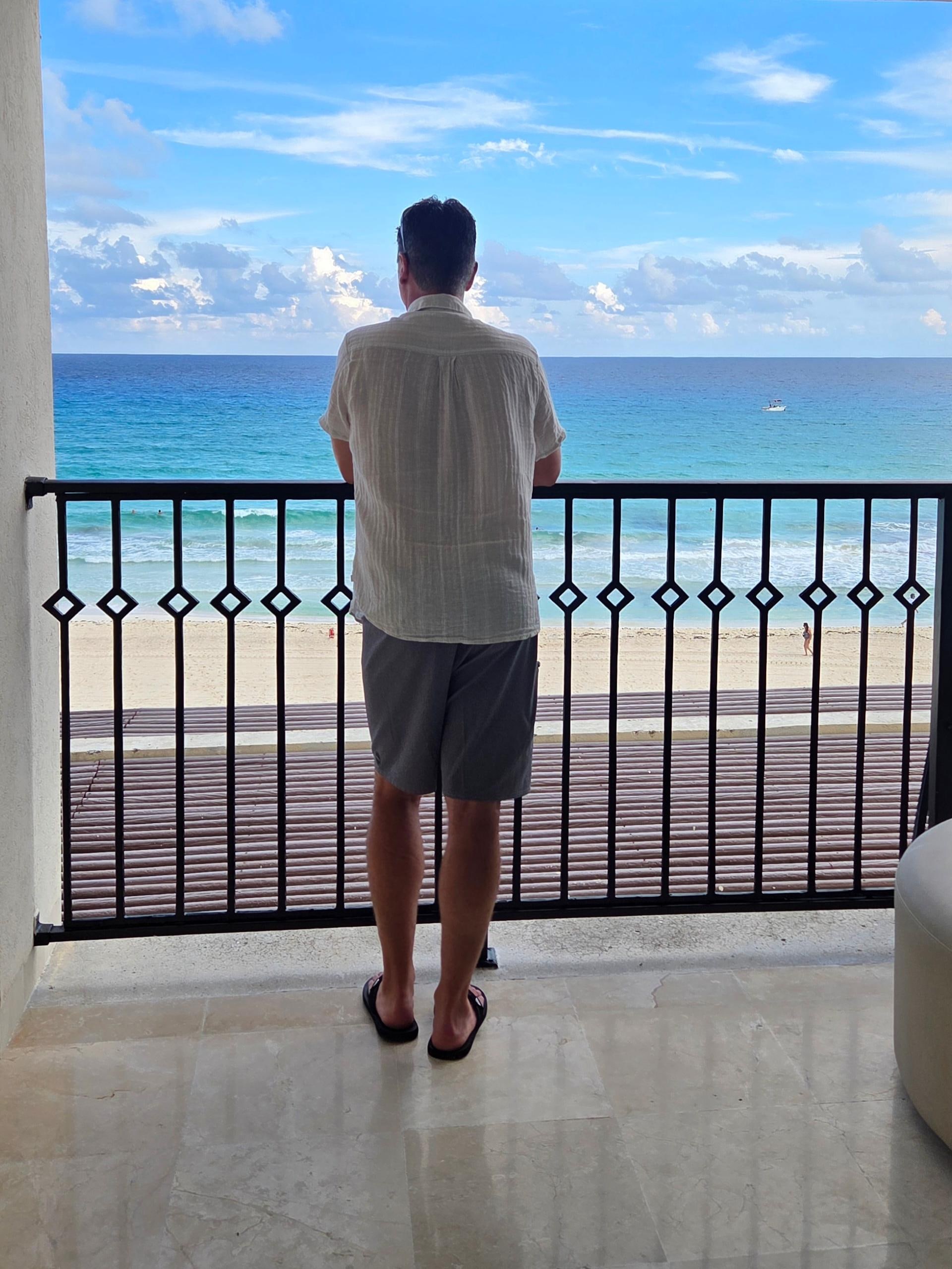 View from one of our balconies 