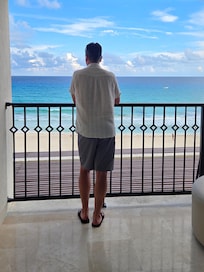 View from one of our balconies