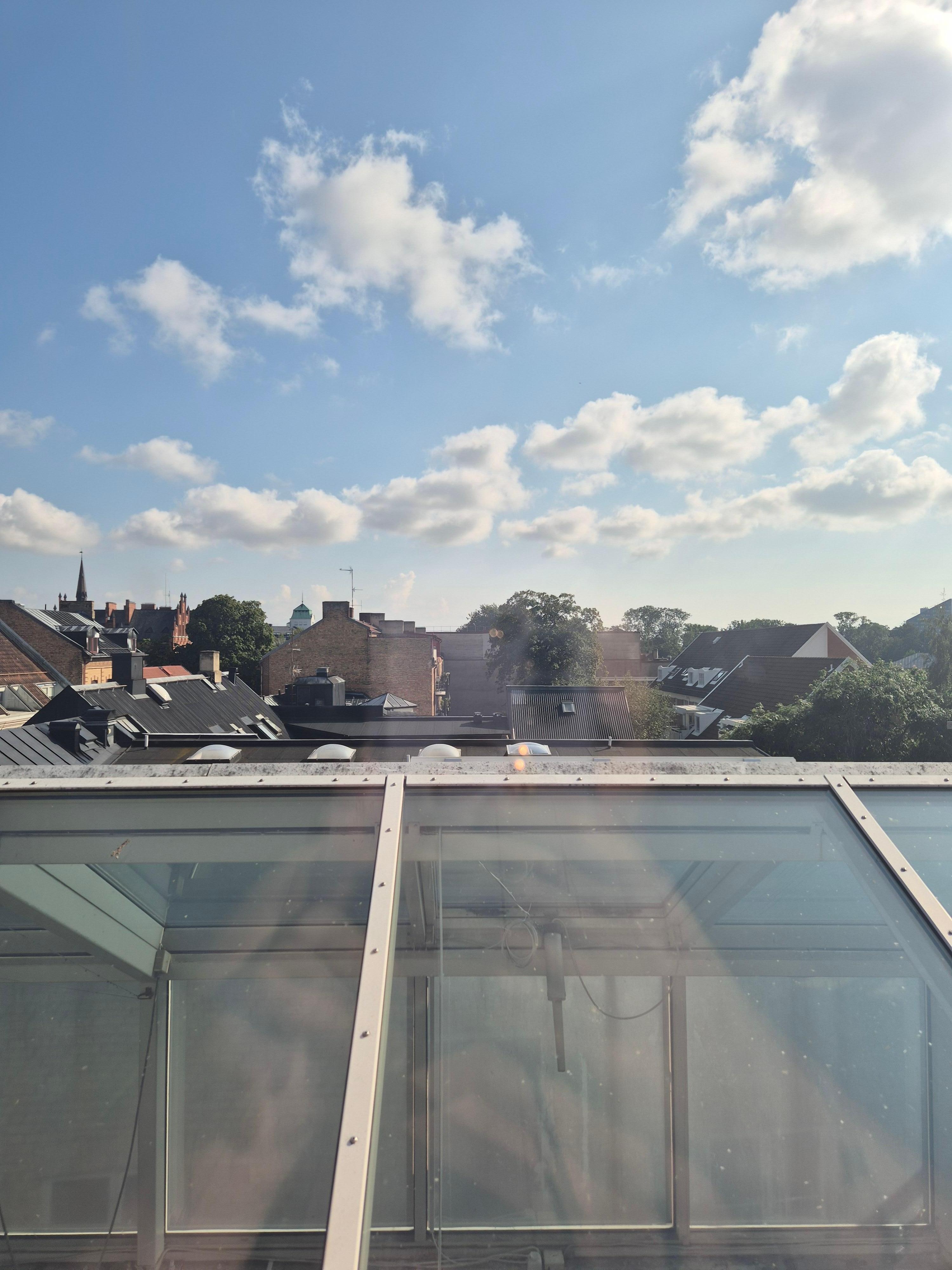 Rooftop terrace views