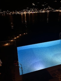 Pool at night