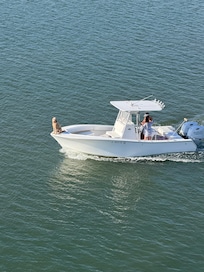 River traffic.