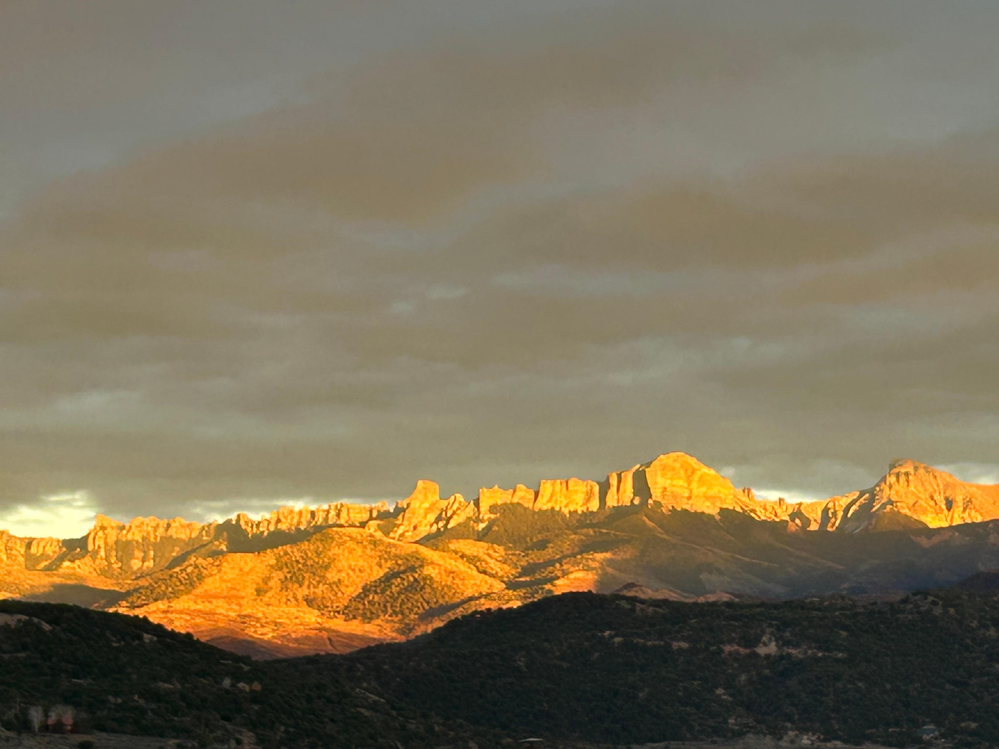 Sunset from the deck 
