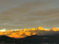 Sunset from the deck