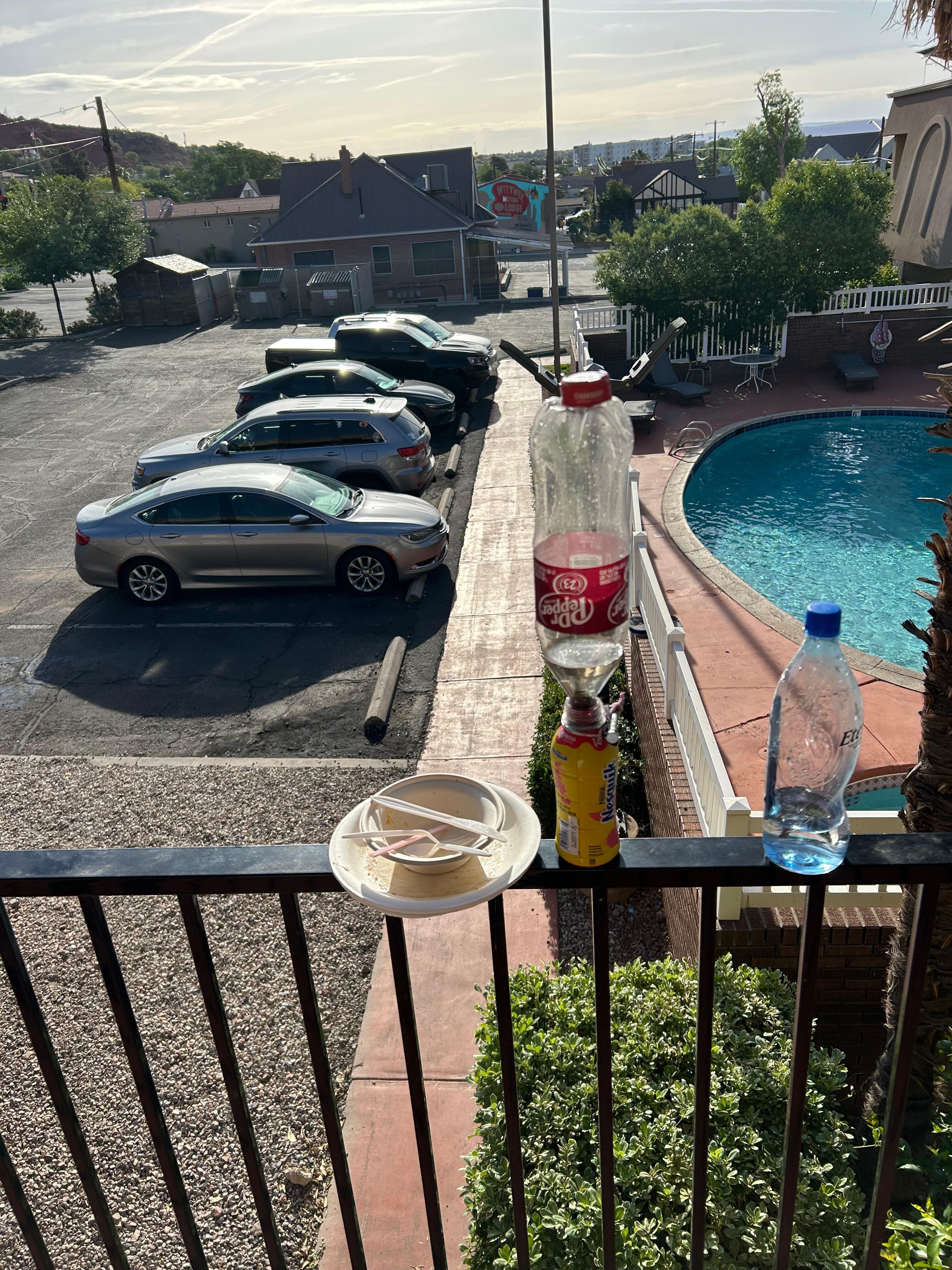Pool? Yes. Parking? Find out. 