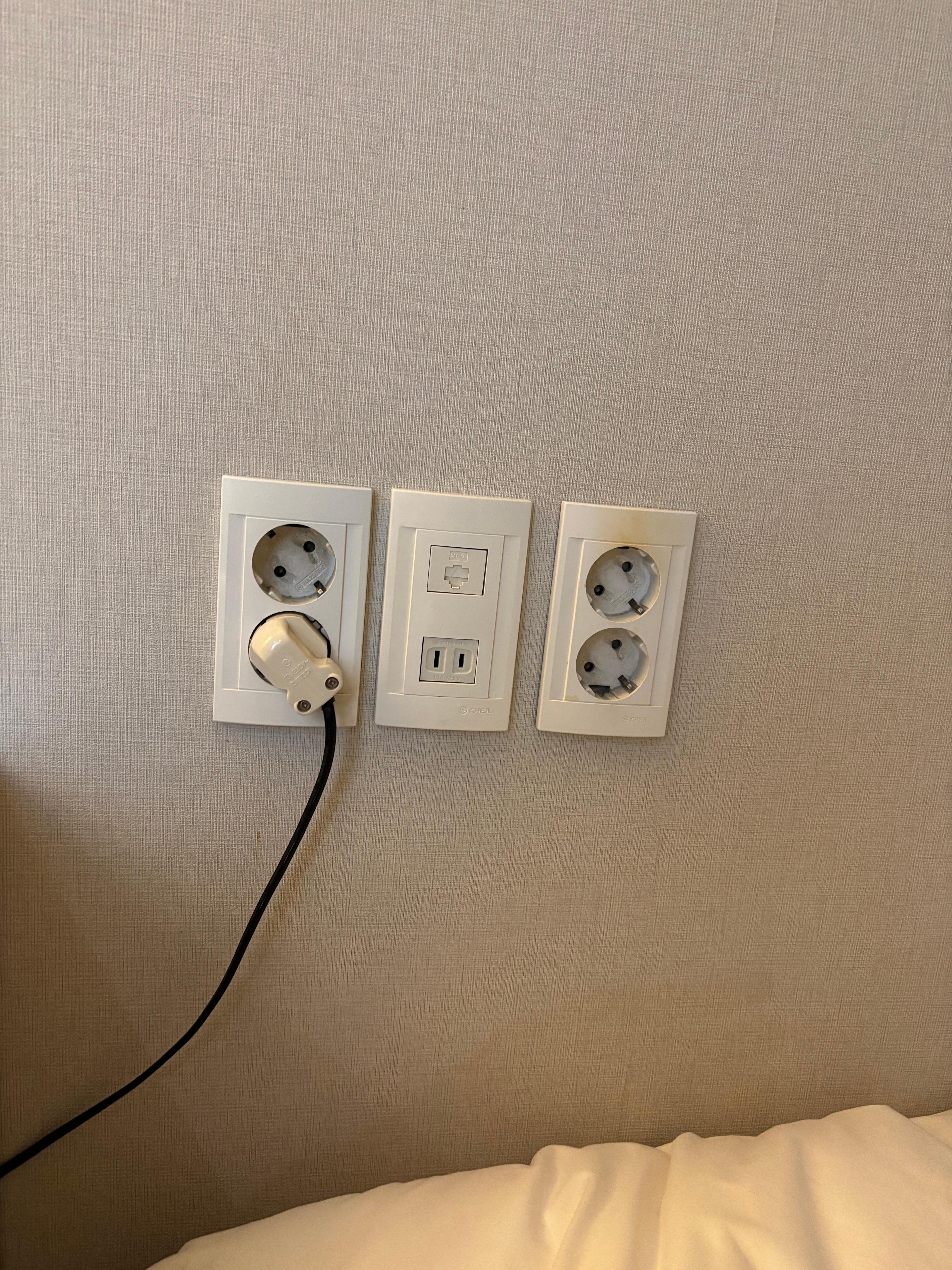 日本の電化製品が差し込める