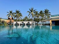 Blick vom Balkon aus