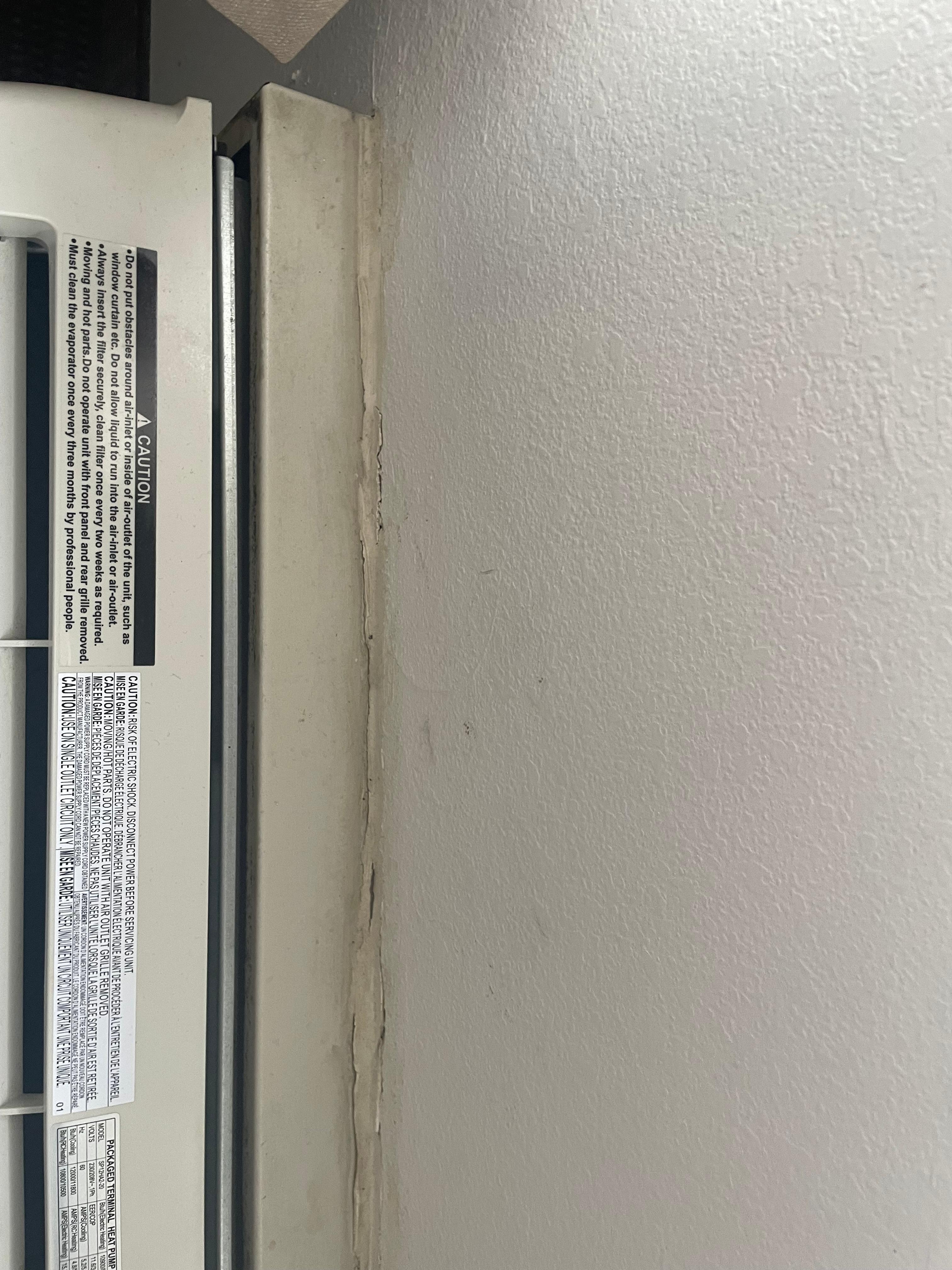 Air conditioner unit in room