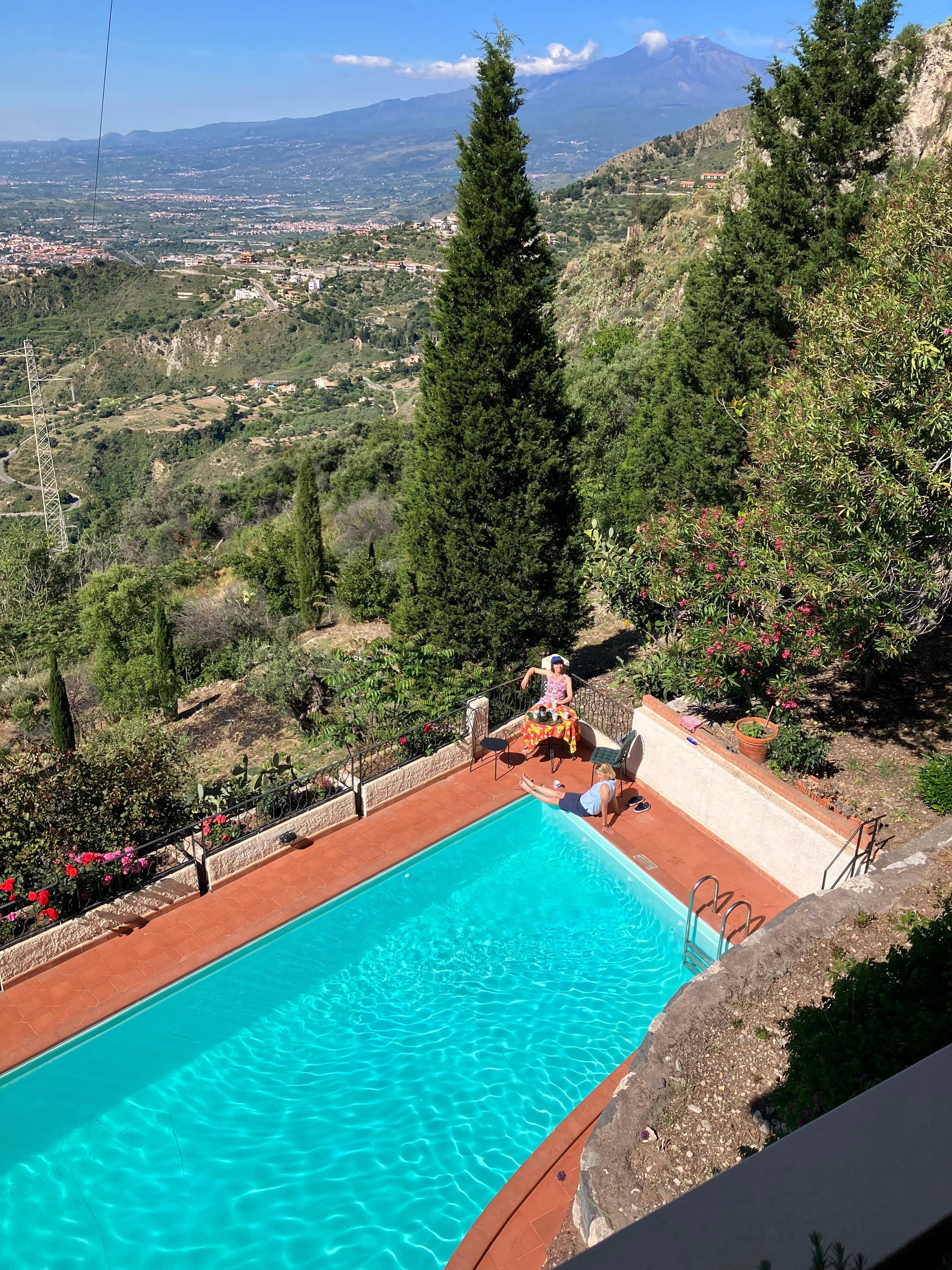 Pool from the terrace