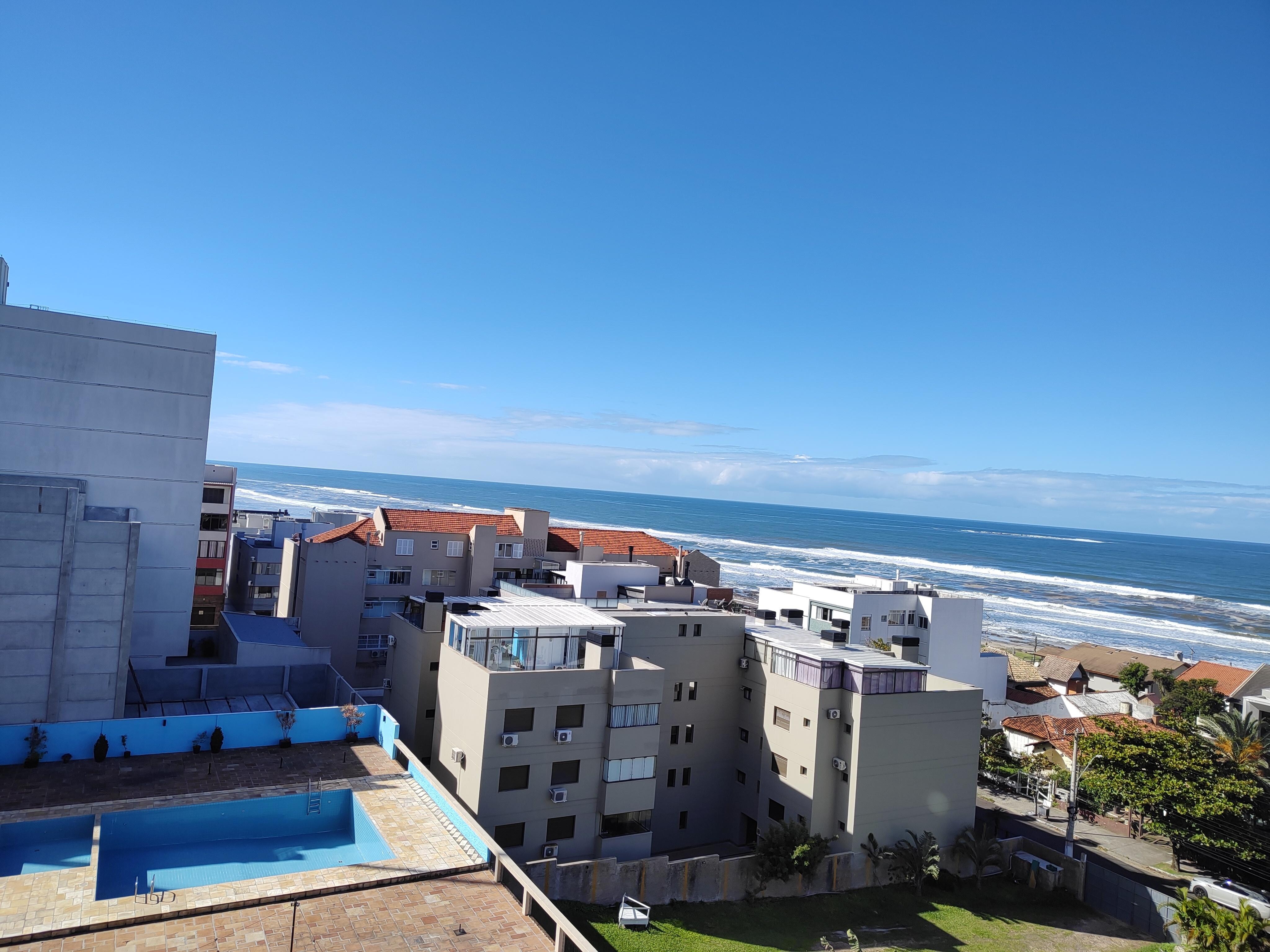 Vista da janela do quarto do hotel 