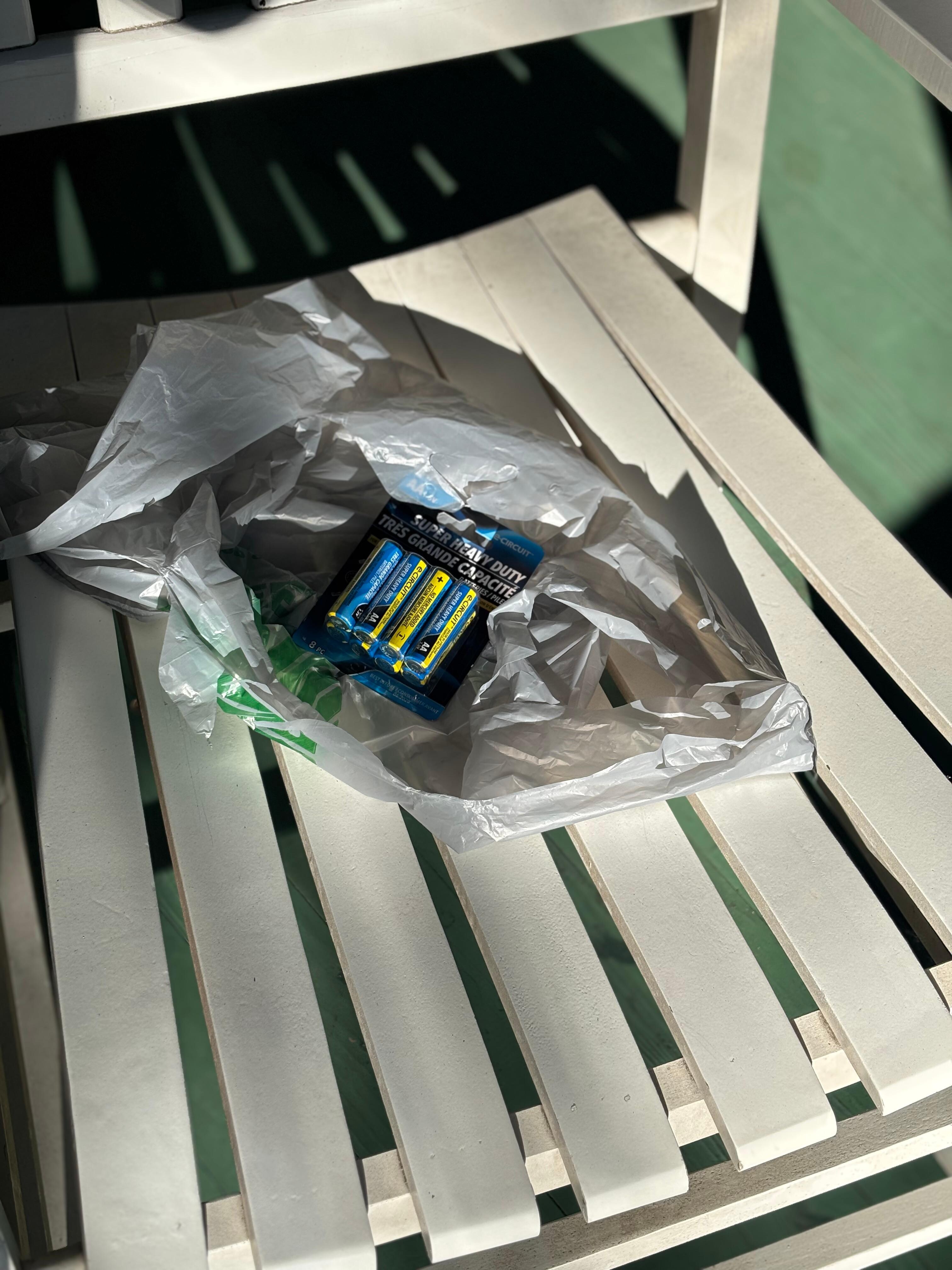 Found these on front porch after complaining the key pad was broken