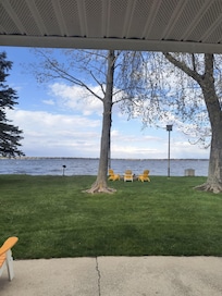View out the back door.