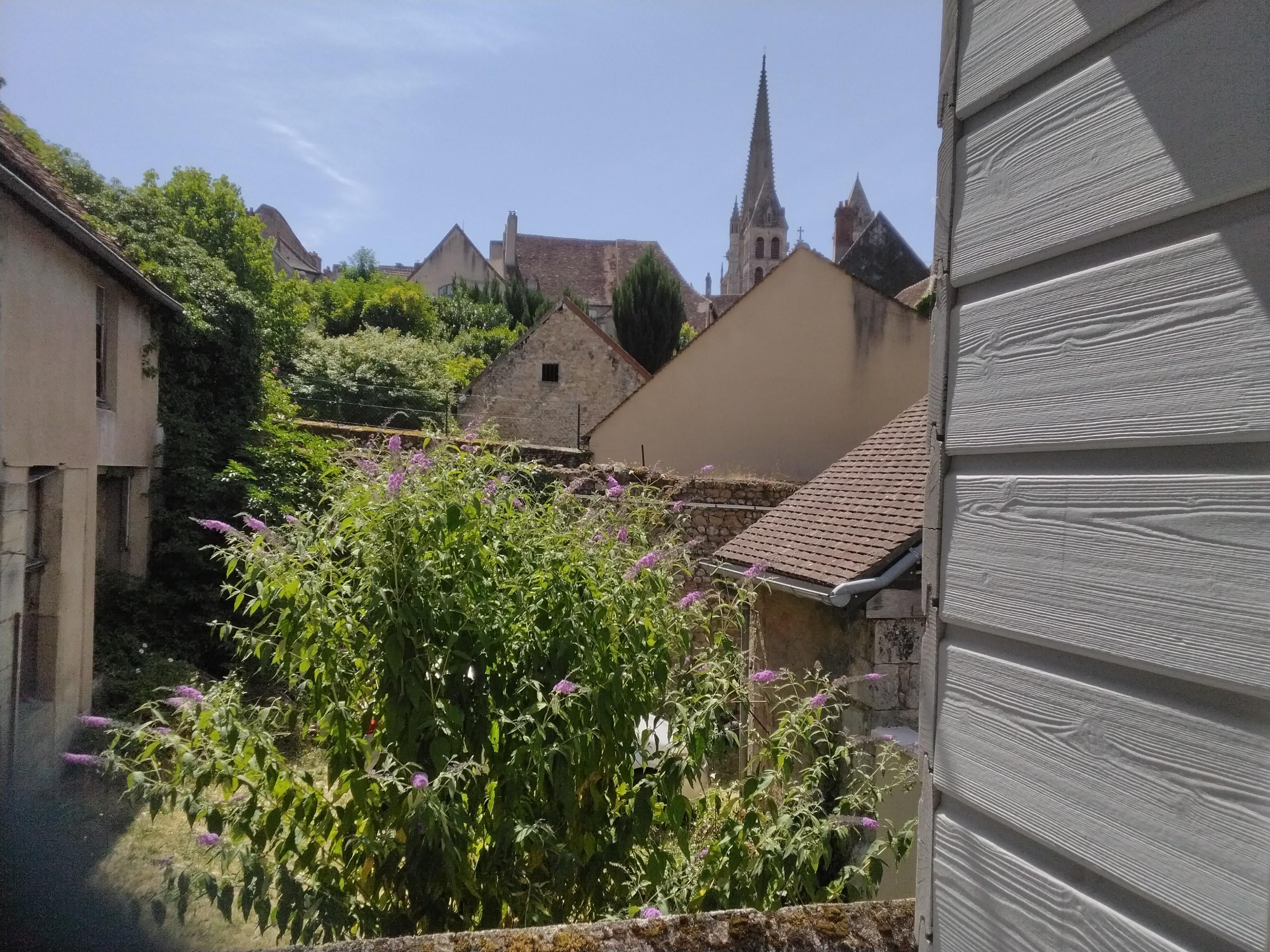 Blick aus dem Bad der Wohnung