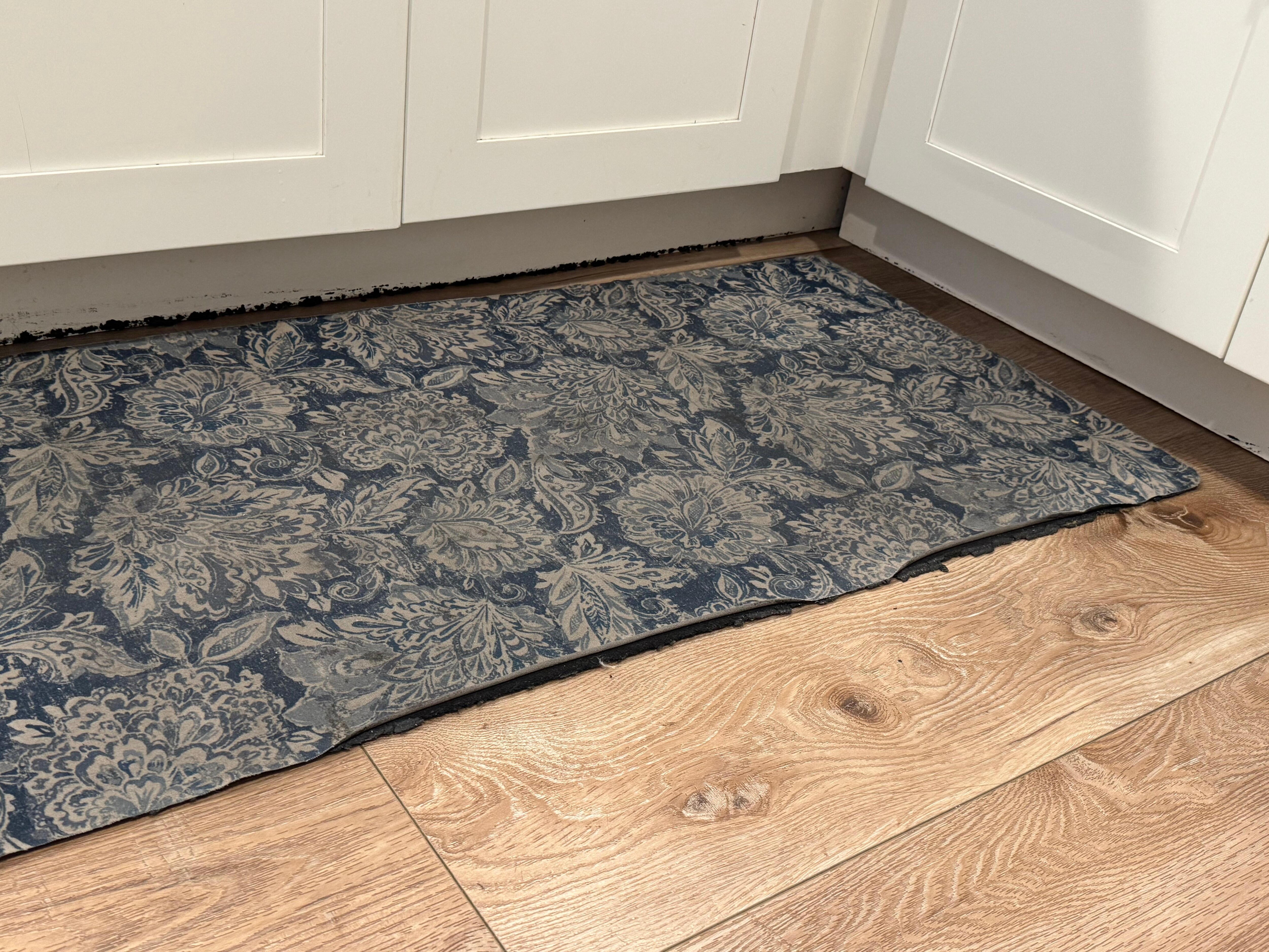 Indoor rugs are dirty and need replaced