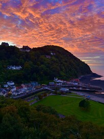 Lynton and Lynmouth, view from Tors Park