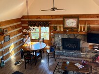 Spacious kitchen/ and living room