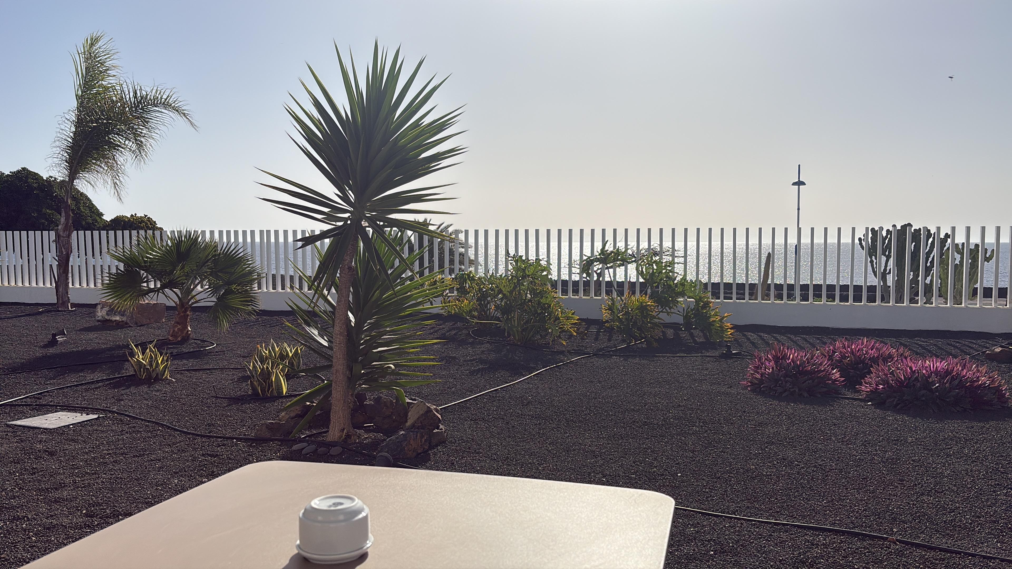 View from Ocean front suite.   These suites are the furthest from reception and take 5 mins to walk.  Steep stairs shortest route.