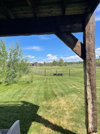 View out the front door