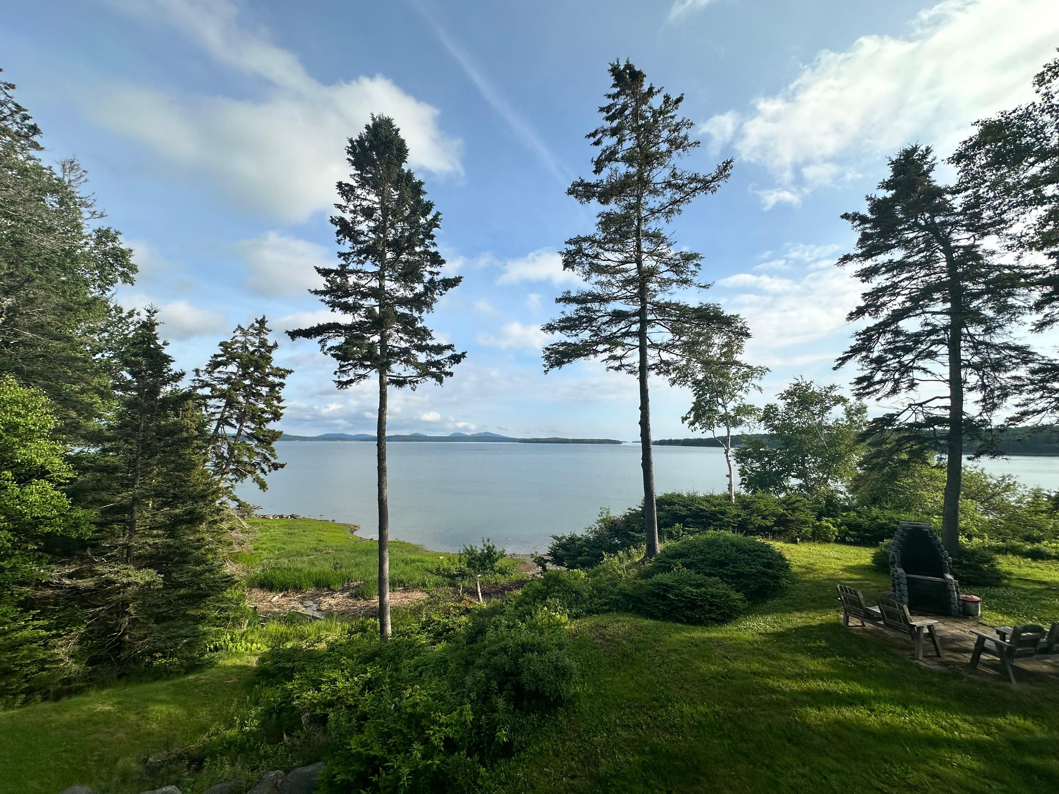 View from deck