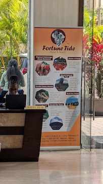 travel company inside hotel