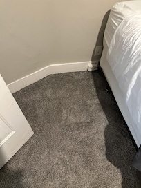 Divot in the floor where the hvac vent does not have grate