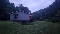 View from firepit at the house