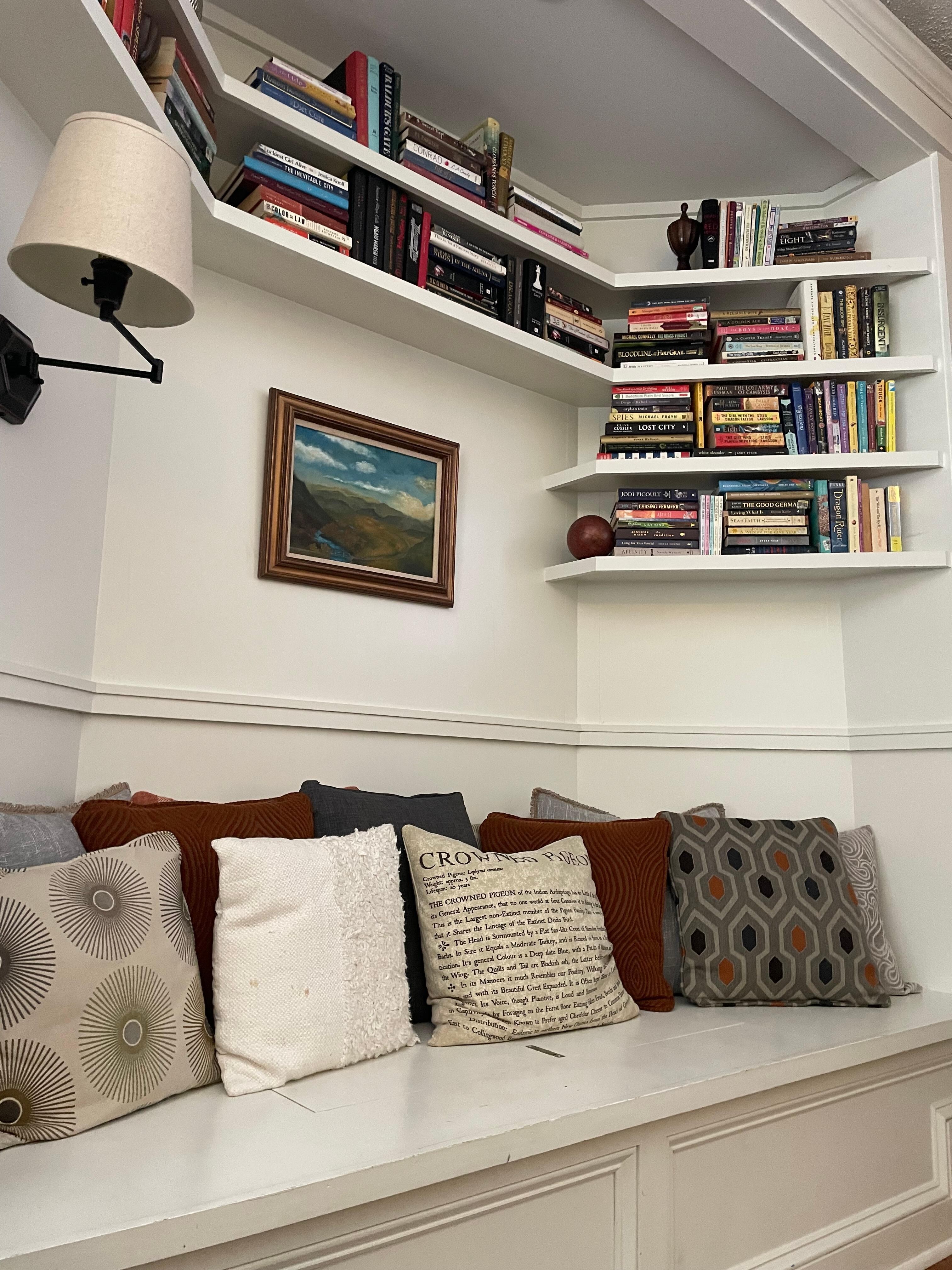 Cozy reading area 