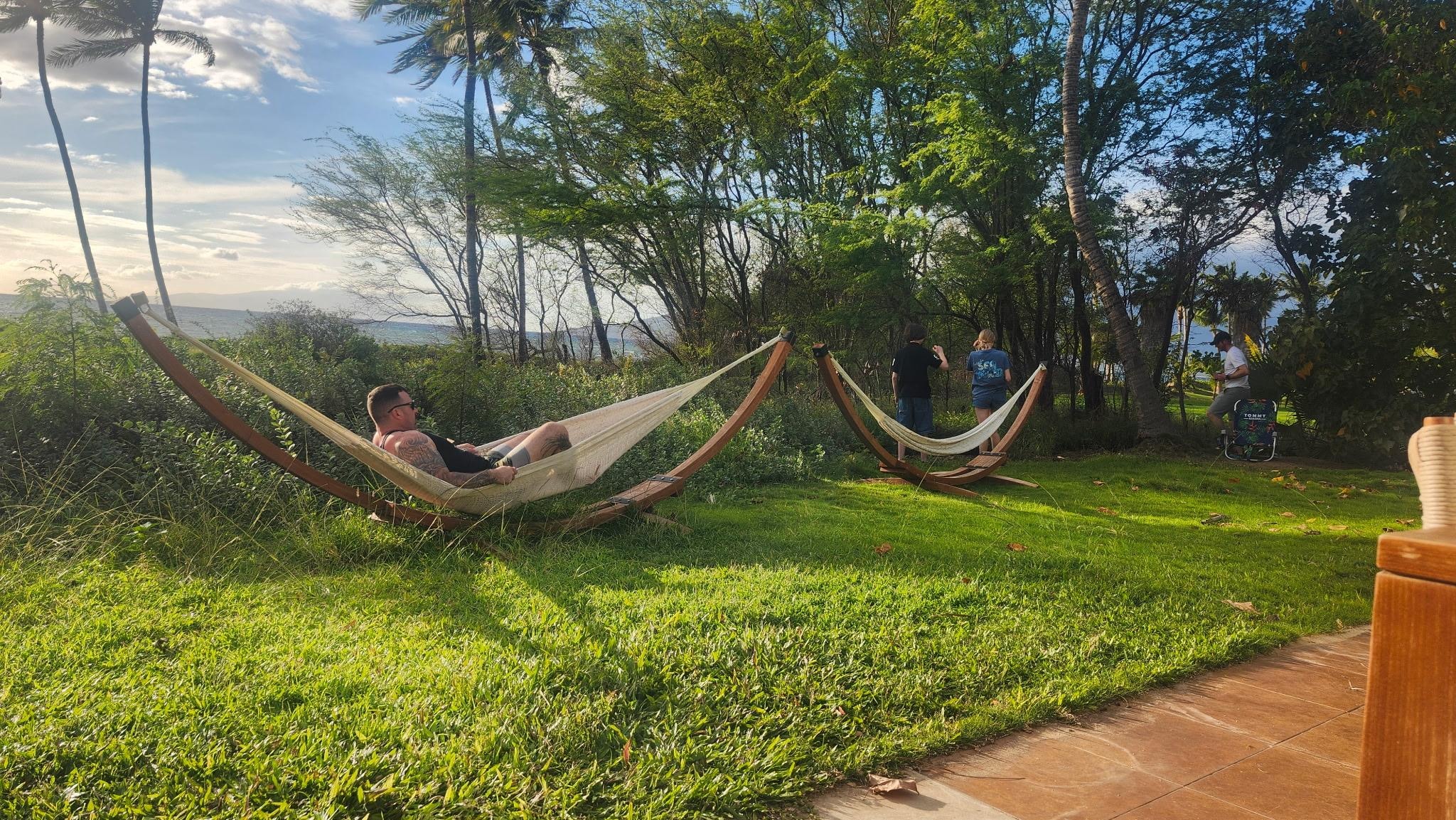 Hammocks to relax in!