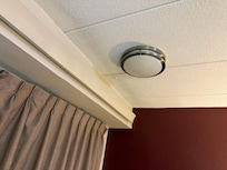 Ceiling was peeling