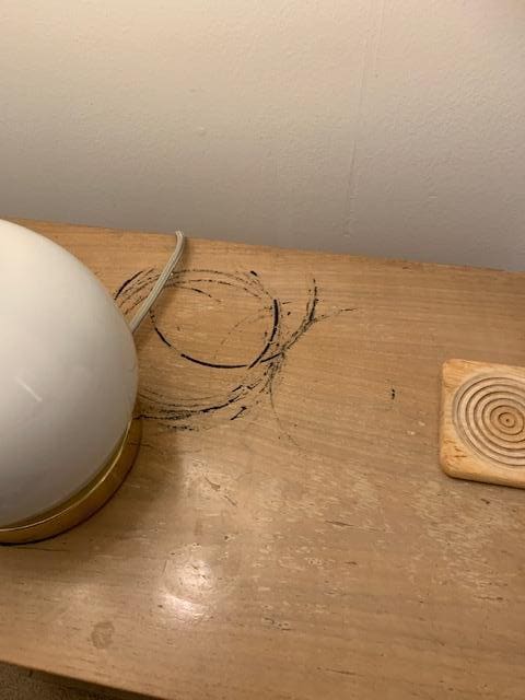 Master bedroom nightstand