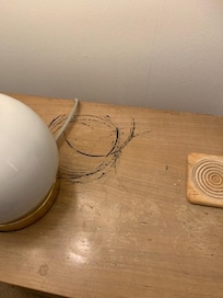 Master bedroom nightstand