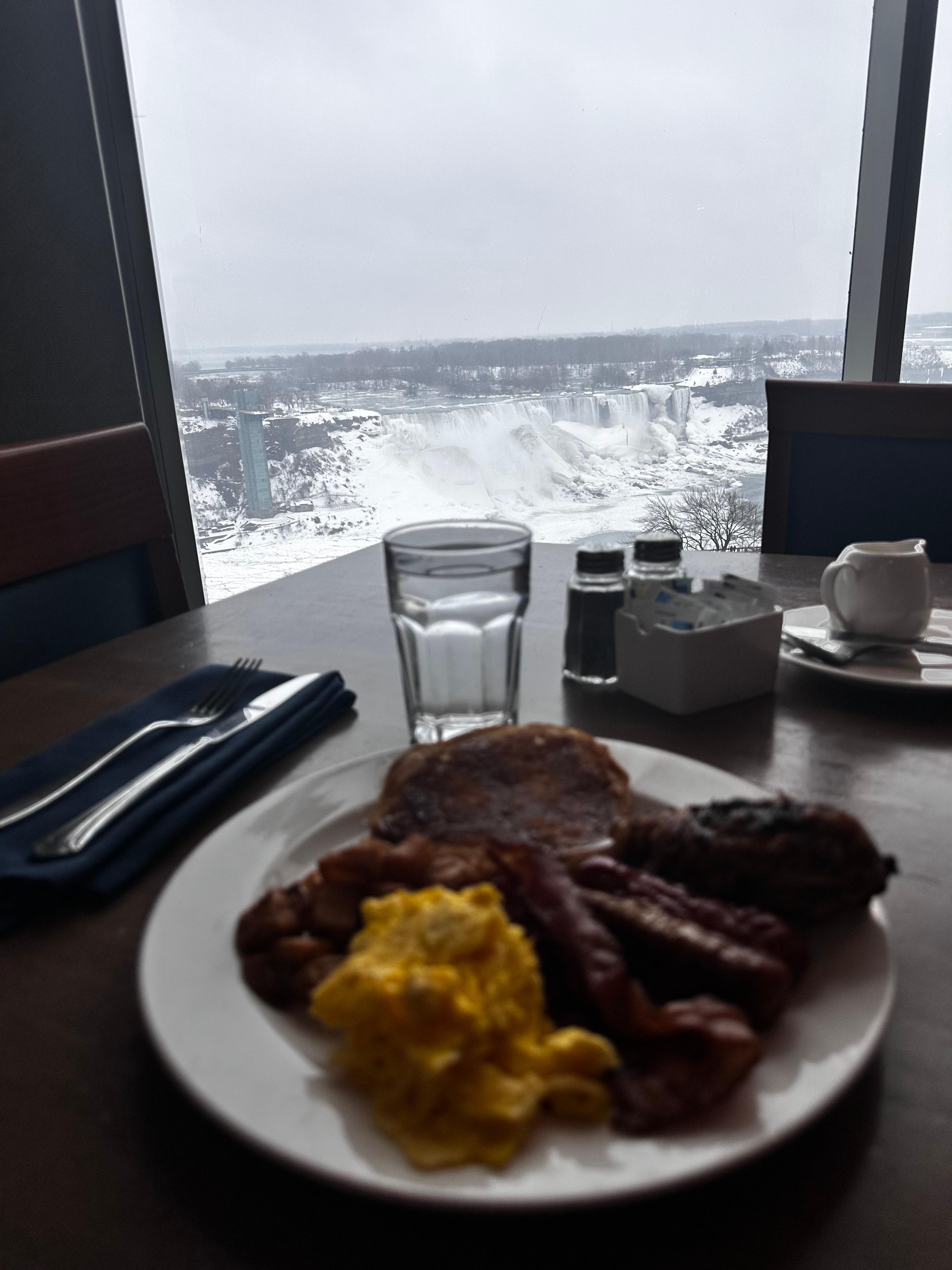 View from breakfast restaurant 