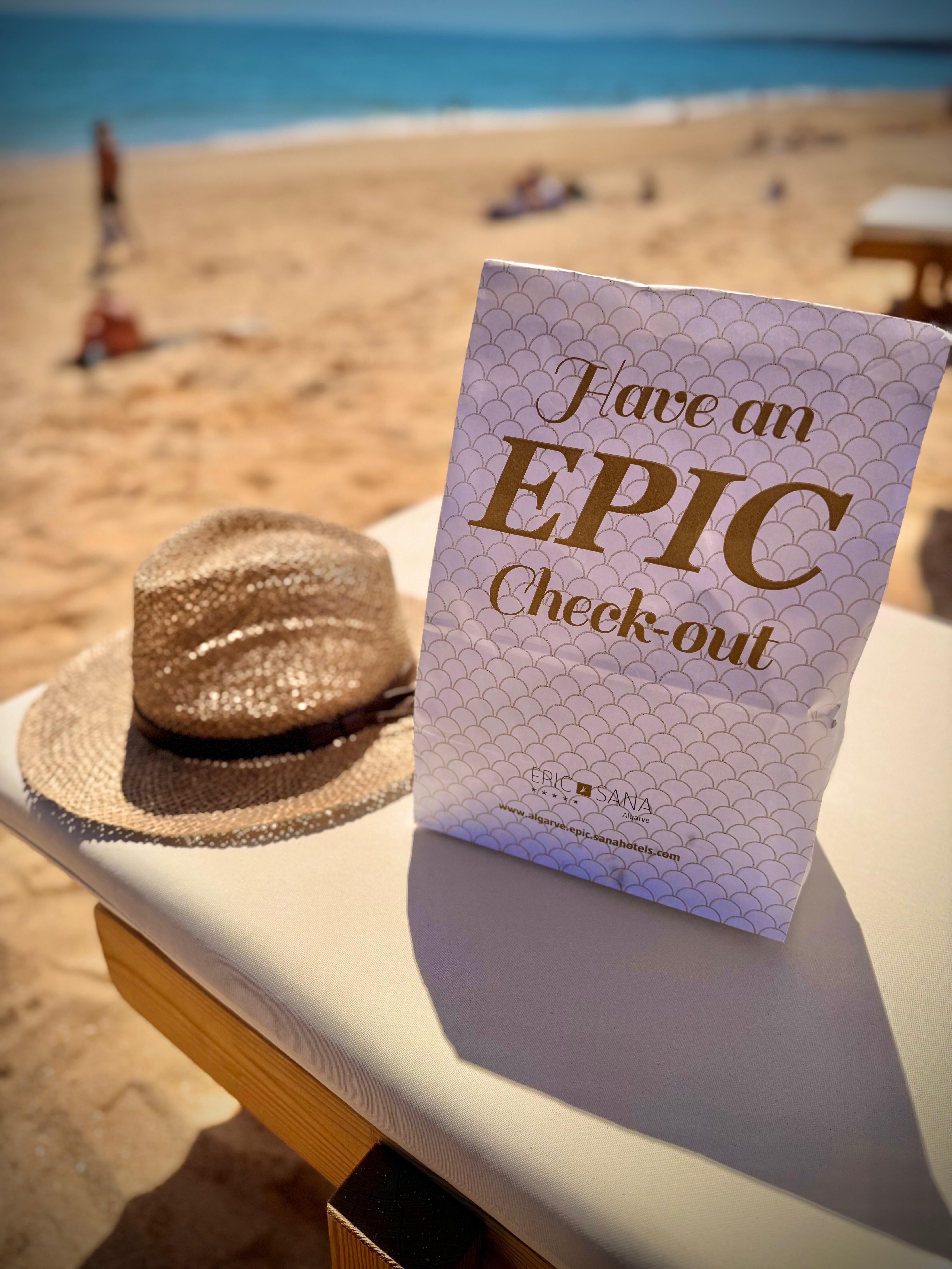 Ordering food from our lounger from the pool cafe