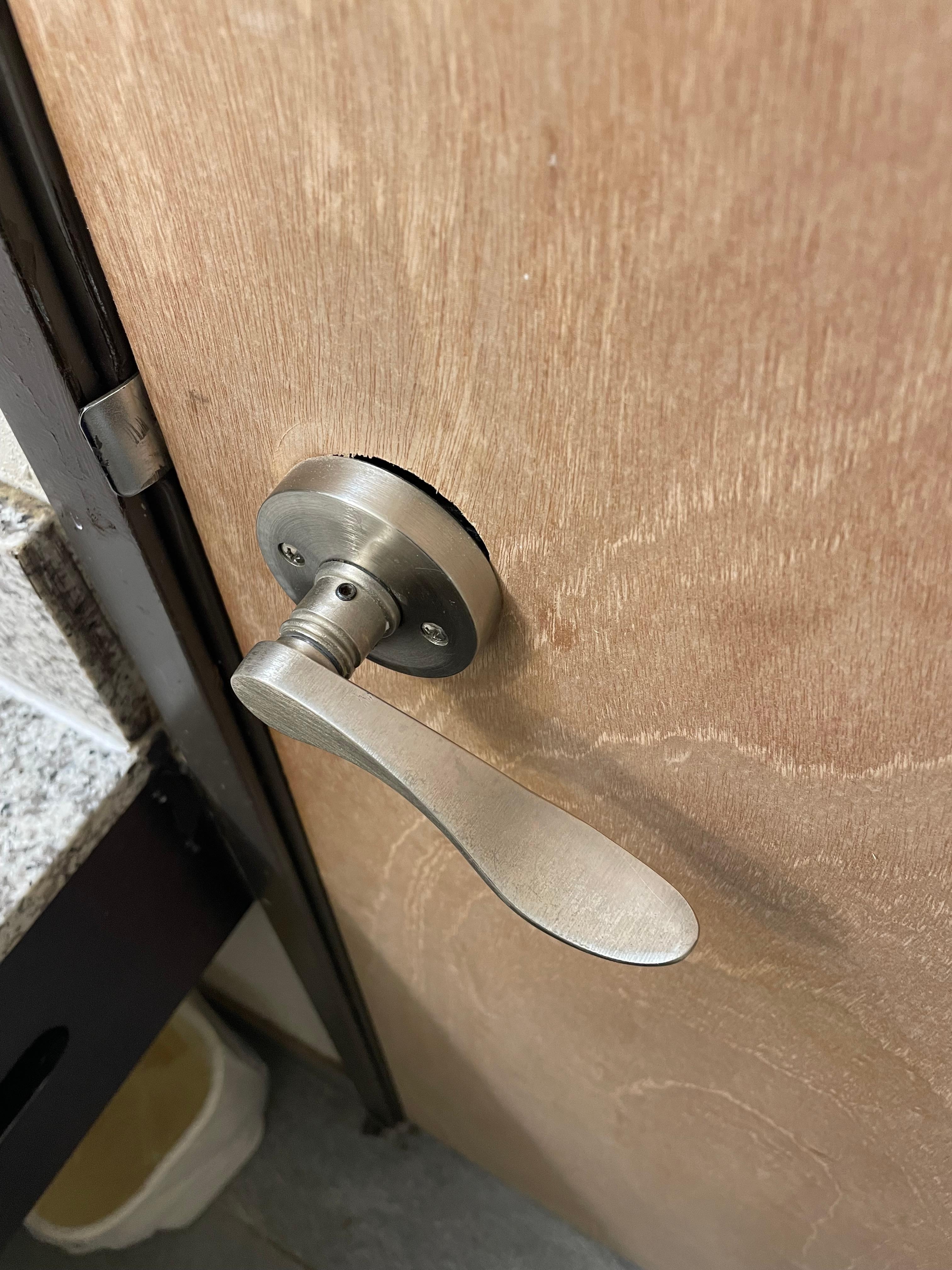 Broken door handle