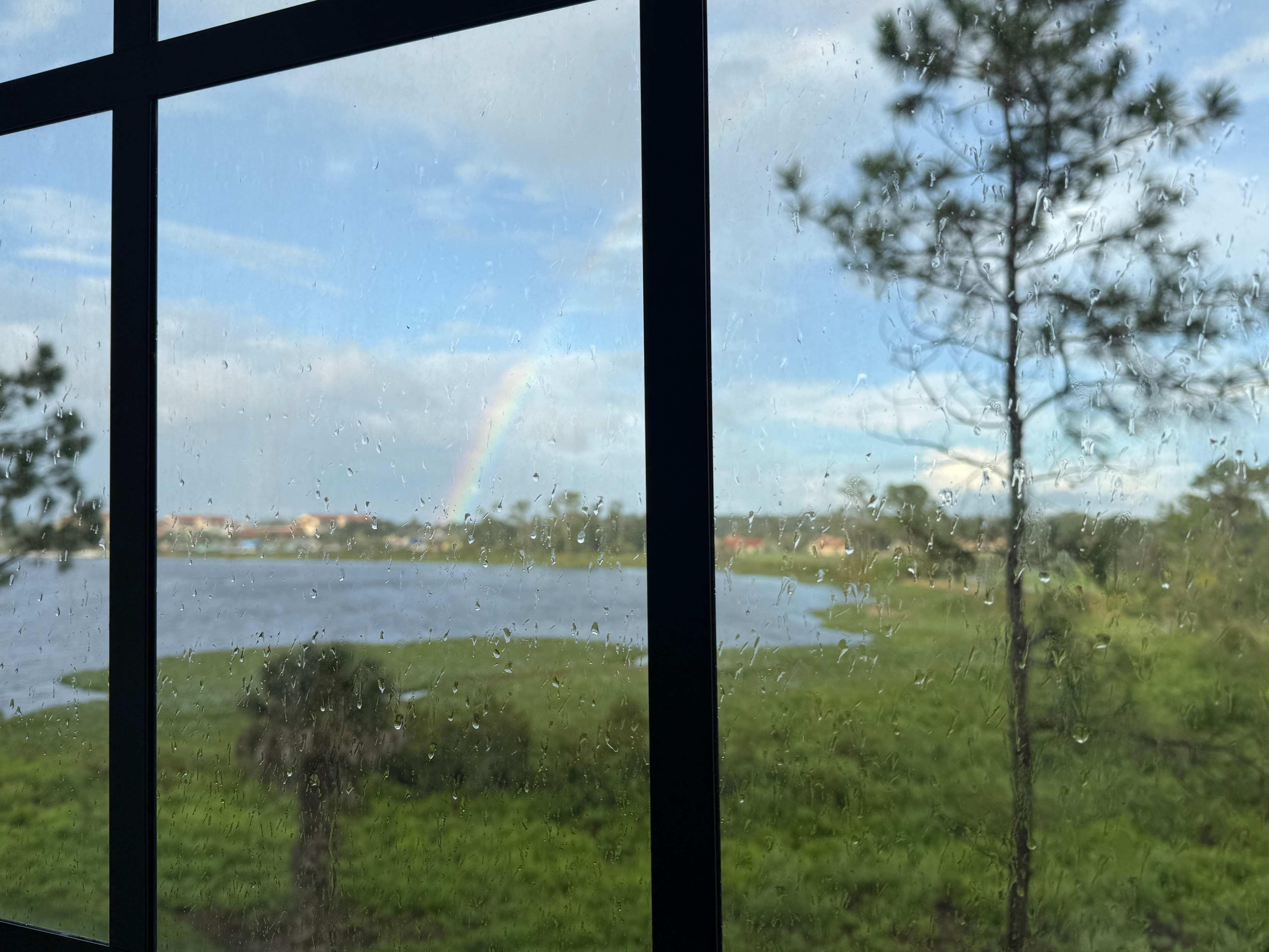 The rainbow added to the serenity 