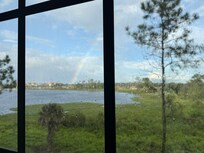 The rainbow added to the serenity
