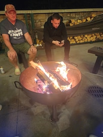 Fire made by the friendly staff