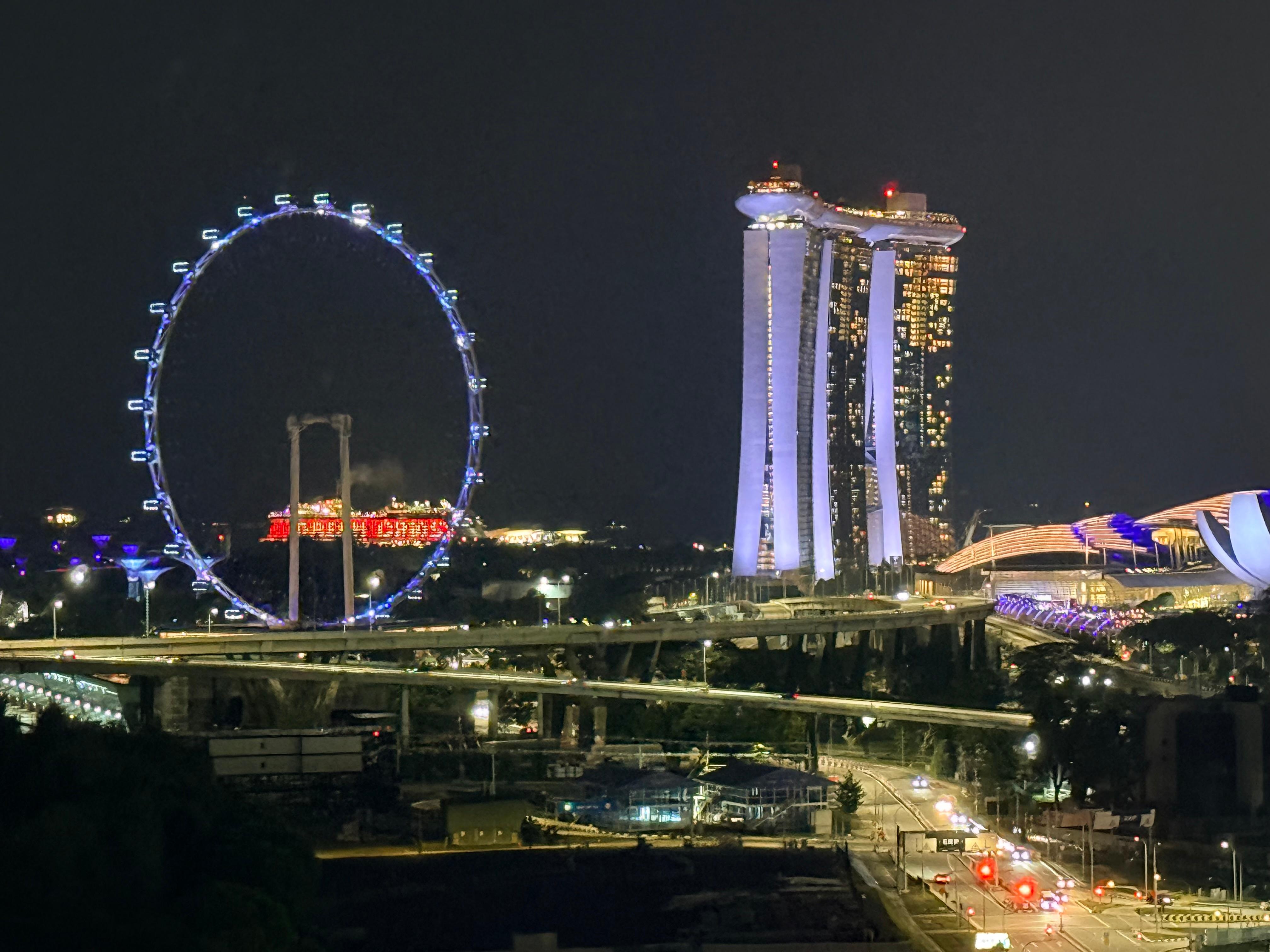 飯店頂樓看到的風景