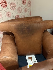 Dirty disgusting cushion cover