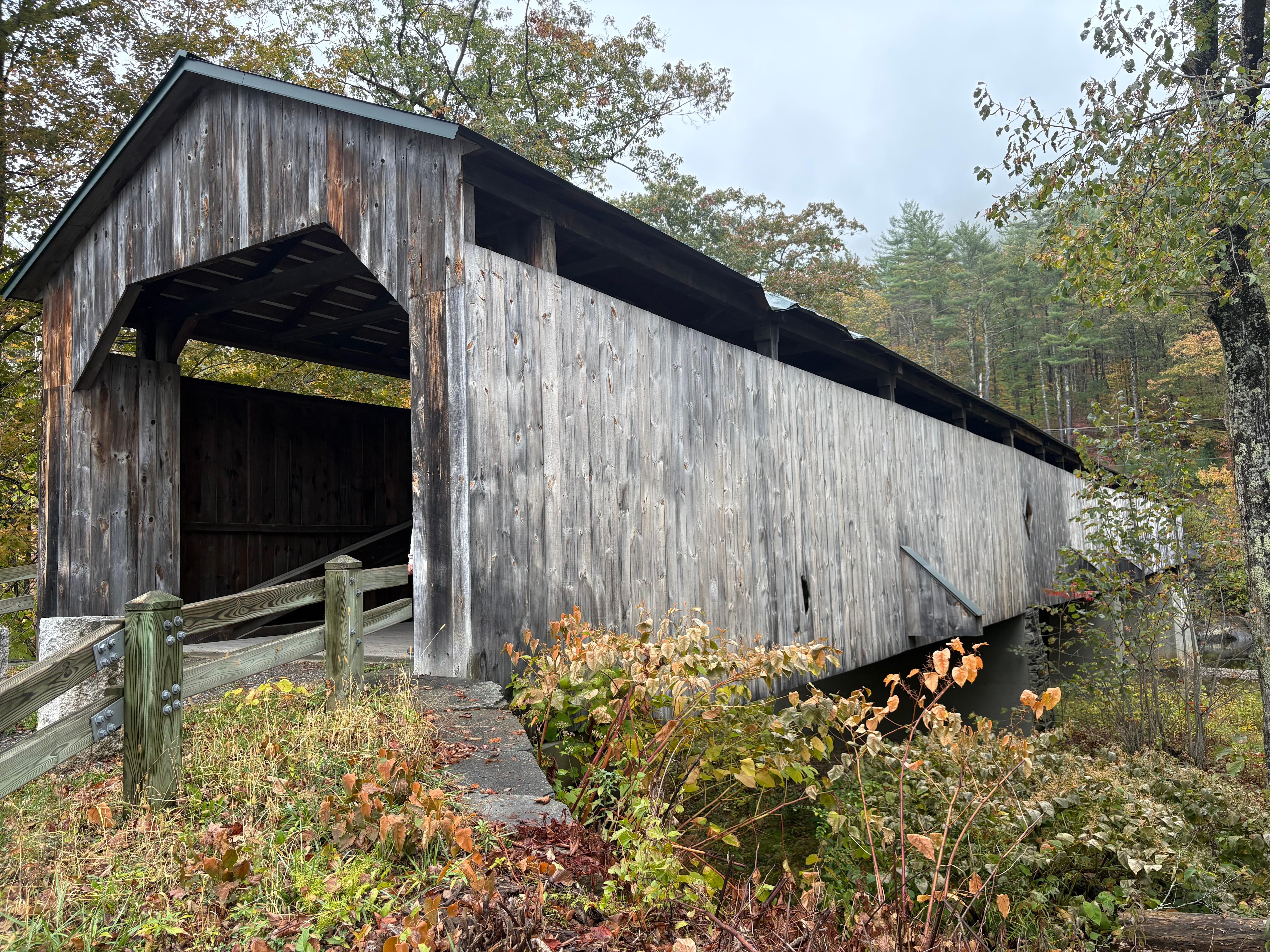 One of many covered bridges around to go see