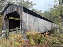 One of many covered bridges around to go see