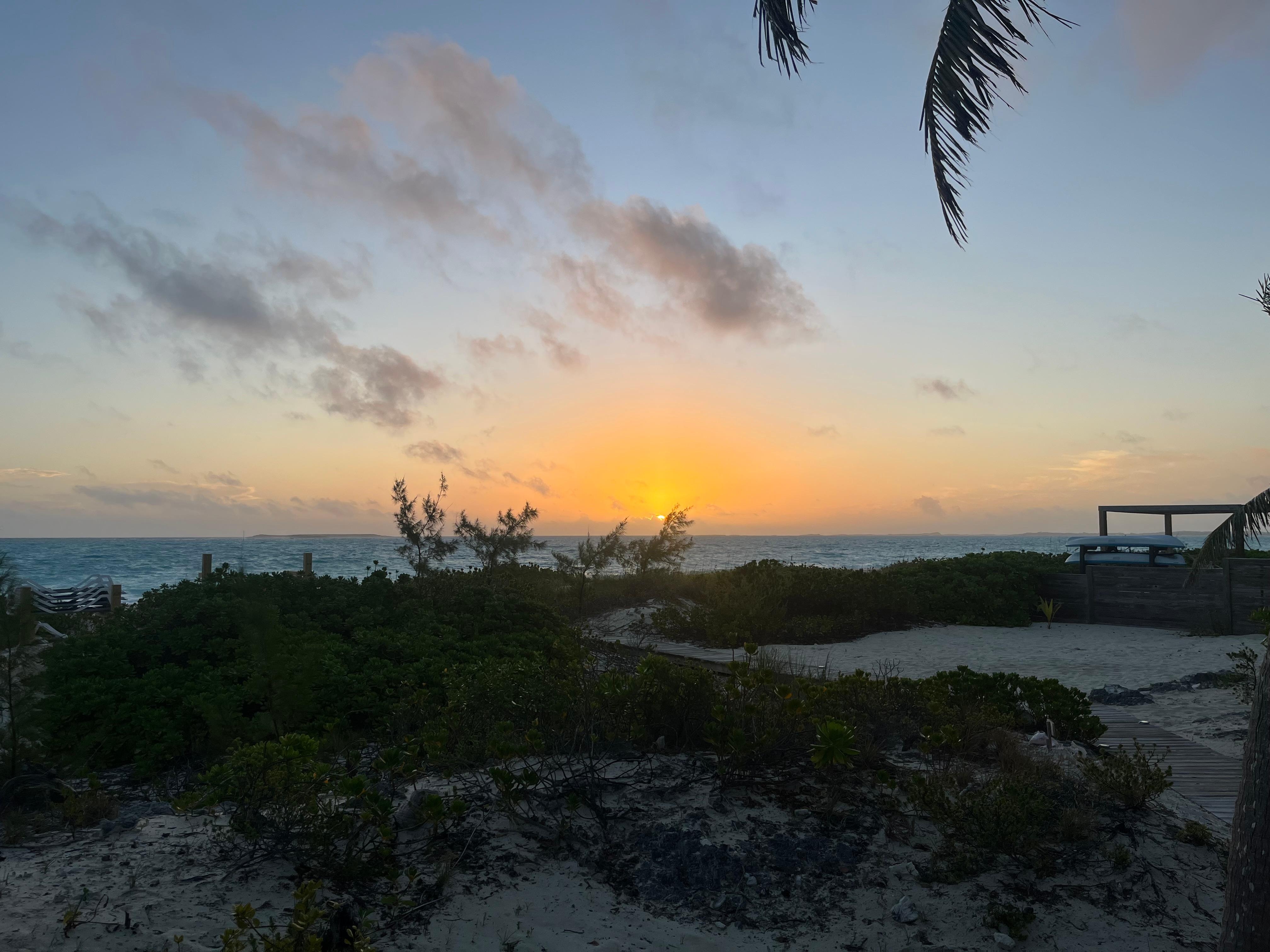 Sunrise views from property 